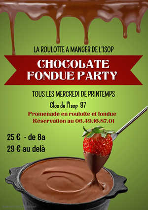 miniature Fondue choco printemps 2022